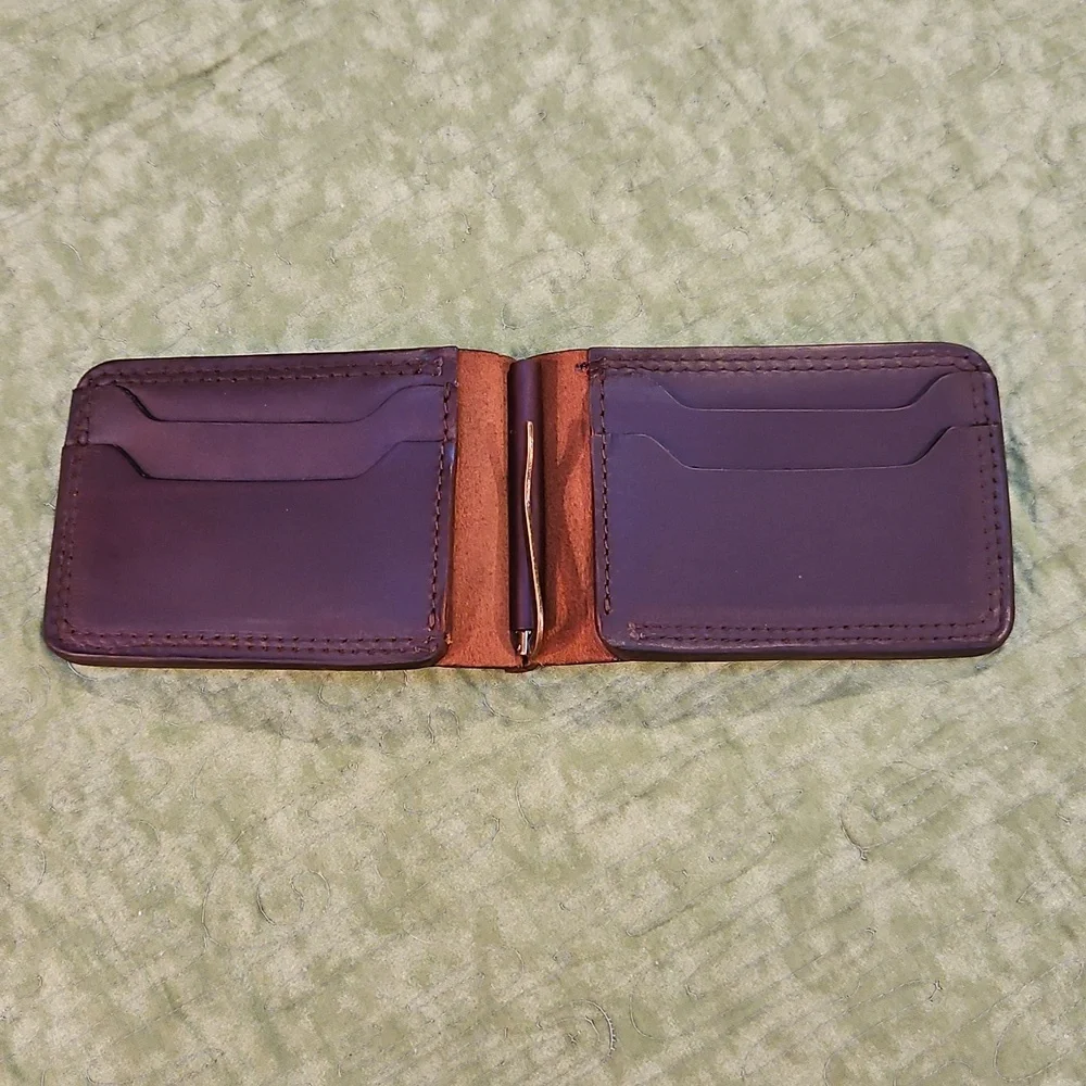 Redback Money Clip Brown Leather 4 Card Holder Plus More Mac Tools Logo Mens